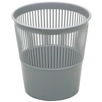 Корзина для мусора 09л решетчатая серая Стамм арт.КР22 (Ст.3)