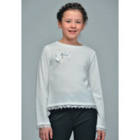 Джемпер для девочки (Дести) арт.183м размер 30/128 цвет молочный