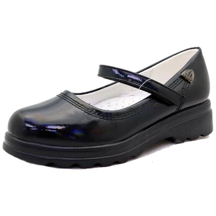 Туфли для девочки (Кумир) черные верх-искусственная кожа подкладка-искусственная кожа  артикул  RC82_MC7-175
