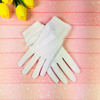 Аксессуар карнавальный "Перчатки. Джентельмен" цв.белый арт.770-0489