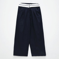 Брюки-палаццо для девочки (Gemello) артикул 99214 размер 30/122-42/158 цвет темно-синий