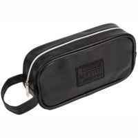 Пенал-косметичка 1 отделение кожзам (deVente) Modern Concept Soft внутренние карманы черный 210x105x55мм арт.7025473