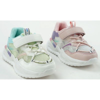 Кроссовки для девочки (B&G) ассорти верх-искуственная кожа подкладка-текстиль размерный ряд 26-31 арт.m-bg-A213-4D