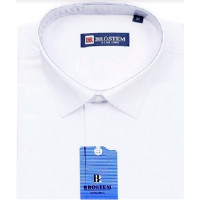 Сорочка детская приталенная длинный рукав размерный ряд 29/116-36/158-164  цвет белый Brostem арт.MO4701d**