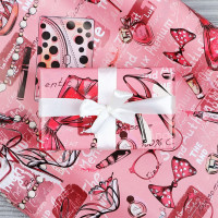 Бумага упаковочная 70*100см "Аксессуары" арт.7470635