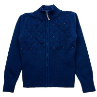 Кардиган для девочки (Malini) артикул 4094 цвет синий