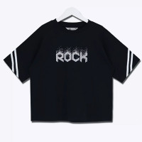 Футболка для мальчика арт.DELORAS 55455 размер 34/134-44/164 цвет черный