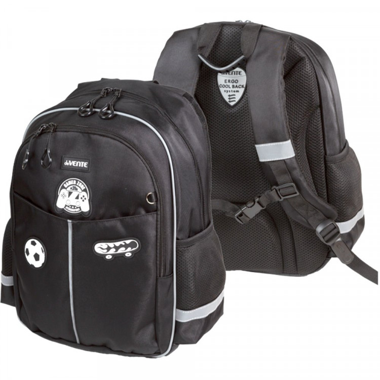 Рюкзак для мальчиков deVENTE Зона приключений (Adventure Zone) Черный 37x28x16 см арт.7033604