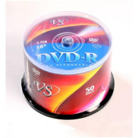 Диск  DVD-R, 16x, VS, Cake/50, VSDVDRCB5001, УПАКОВКА