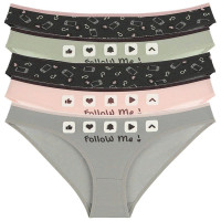 Трусы женские арт.21711024FW размер 44(S) 100% хлопок цвет ассорти