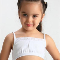 Топ для девочки подростковый арт.4484/4 размер 34/134-140 цвет белый 100% х/б