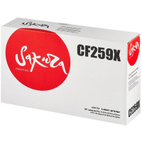 Картридж Sakura CF259X (59X) для HP LJ M304/M404/MFPM428, черный, 10000 к. (без чипа)