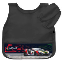 Фартук-накидка для детского творчества (Оникс) арт ФН-3-20 c 2 карманами и нарукавниками Racing team 570х480мм
