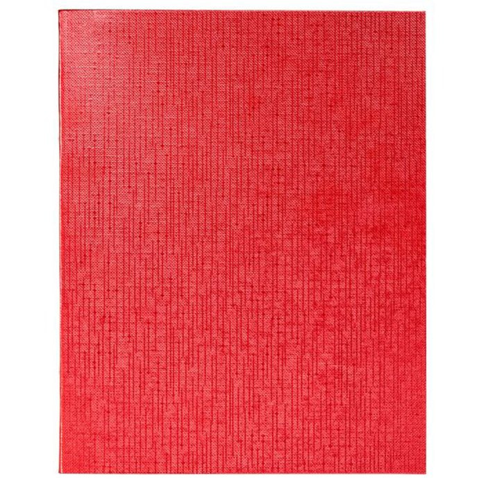 Тетрадь А5 клетка 96 листов бумвинил скоба (Hatber) METALLIC Красная арт 96Т5бвВ1