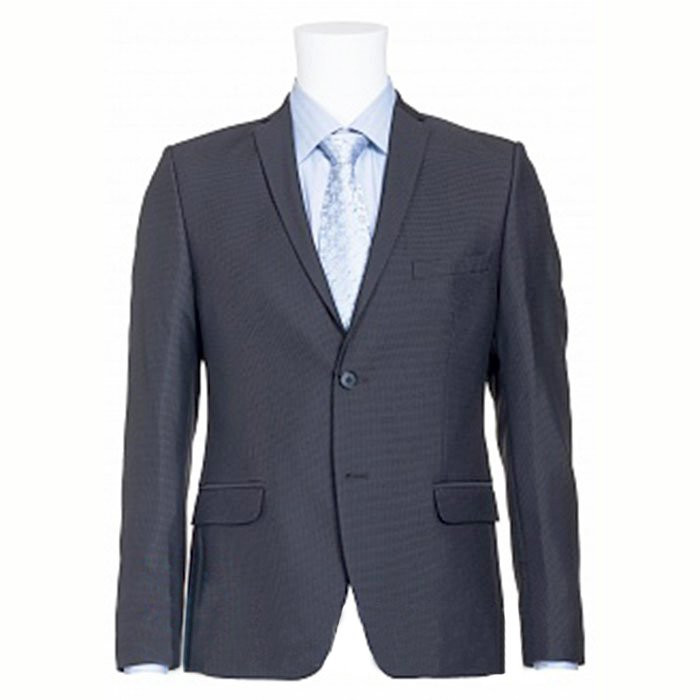 яяяКостюм для мальчика (Bremer) Паркер пиджак классический/брюки классические размер 38/152 цвет черный/полоса