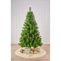 Елка 180см "Орегонская" (хвоя ПЭ-леска, ветки отгибные, подставка металл.) арт.СОН 18