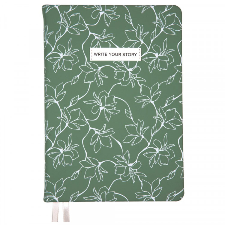 Ежедневник А5 недат. к/з deVENTE "Lilian" мятный, 160л, 2 ляссе арт.2334611