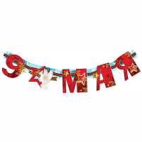 9 МАЯ Гирлянда-растяжка "9 Мая" арт.6400200