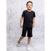 Шорты спортивные для мальчика арт.029_СБ размер 30/122-38/146 цвет черный