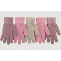 Перчатки для девочки (Полярик) арт.TG-647 размер 15 (7-8л) цвет в ассортименте