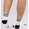 Носки детские для мальчика артикул К6420Л размер 25 70% хлопок, 25% полиамид, 5% эластан цвет белый (Clever)