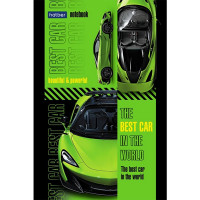 Блокнот А6 мягкая обложка склейка 40 листов (HATBER) Скорость и мощь арт.40Б6лA1к