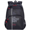 Рюкзак для мальчиков (Grizzly) арт RU-030-3/4 черный - красный 32х45х23 см