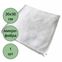 Салфетка универсальная микрофибра 30*30 250г/м2 б/уп серая арт.55-0313