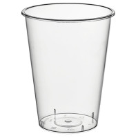 Стакан пластик 375/410мл с крышкой, 10шт/упак
