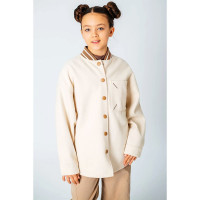 Куртка для девочки артикул 22284 (DELORAS) размер цвет светло-бежевый