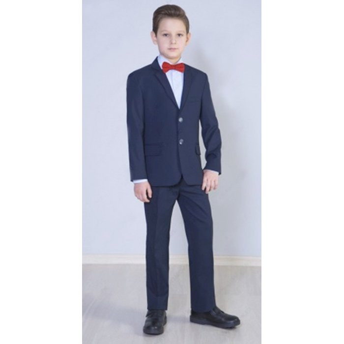 Костюм для мальчика (OVAS) Лицей подростковый (пиджак классический/брюки классические) размер 36/152-42/170 арт. 3102 цвет синий