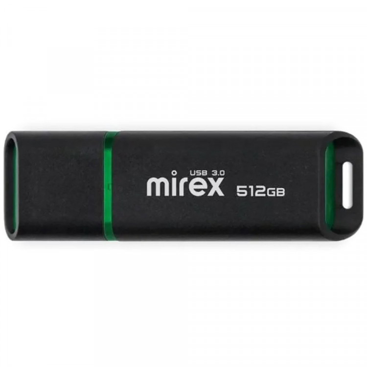 Флеш диск 512GB Mirex Spacer, USB 3.0, Черный