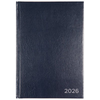Ежедневник датированный 2026 "Attomex" A5 (140x210 мм) 336 стр, офсет 60 г/м², твердая обложка из бумвинила, тиснение фольгой, темно-зеленый