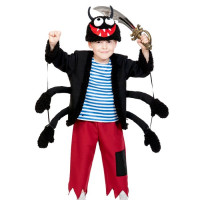 Костюм М (СКАЗКА) Паучок (жакет с тельняшкой,бриджи,шапочка-маска,сабля) р.32/128 ткань арт.5202