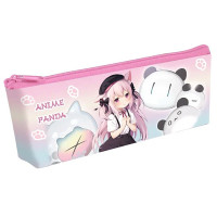 Пенал-косметичка 1 отделение (Оникс) ПМО 32-20 Аниме с пандами 225х190х80мм полиэстр