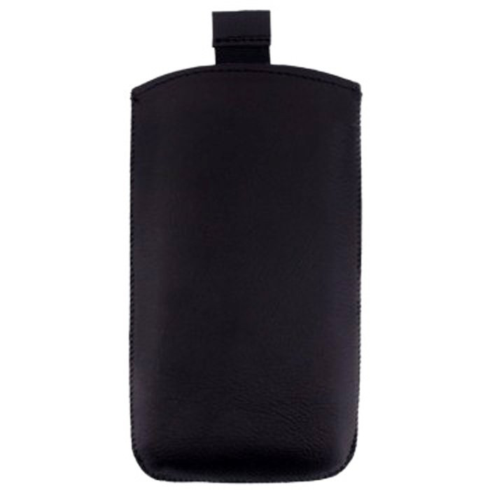 Сумка с язычком (эко кожа) №7 для Apple iPhone 6/Sam Note 2/S5, черный