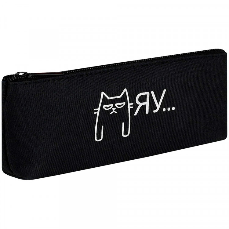 Пенал-косметичка 1 отделение Феникс Мяу 190х90х20мм арт.72210