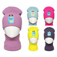 Комплект демисезонный для девочки (ARABELLA) арт.110/22 ANCK размер 52-54 (шапка+снуд) цвет в ассортименте