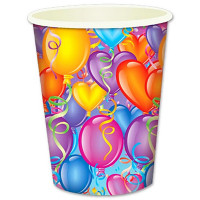 Стаканы бумажные "Праздничное настроение" 06шт/наб. 200мл арт.108604