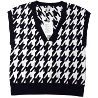 Жилет для девочки (Malini) артикул 5466 цвет синий/белый