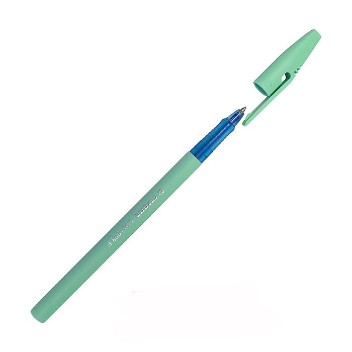 Ручка шариковая (STABILO) арт..808 F "liner" PASTEL синяя, корпус мятный (Ст.10)