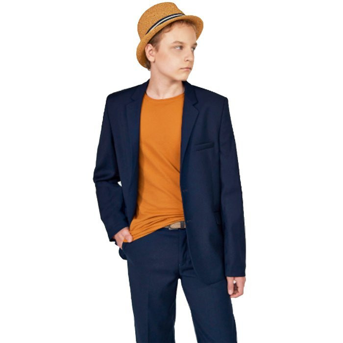 Костюм (Bremer) Неман (пиджак классический/брюки классические) размер 32/146 цвет синий