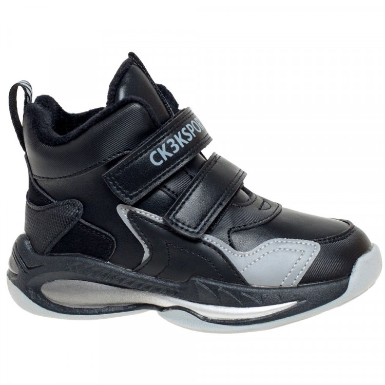Ботинки для мальчика (Сказка) черный верх-искусственная кожа подкладка - байка артикул R182065741BK
