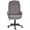 Кресло для руководителя пластик/флок COMFORT LT  серый (29)