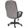 Кресло для руководителя пластик/флок COMFORT LT  серый (29)