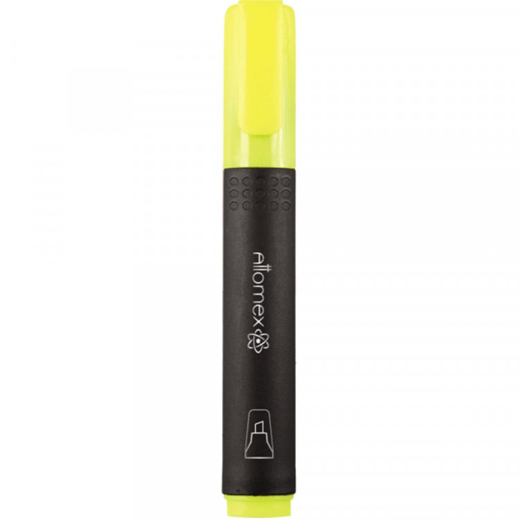 Маркер флуорисцентный  Attomex 1-4мм скошенный желтый арт.5045300