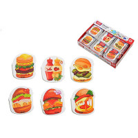 Ластик фигурный (Mazari) Hamburger ассорти арт.М-6855