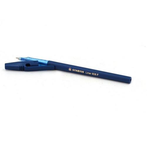 Ручка шариковая (STABILO) арт.808/41 "liner" 0,38мм синяя