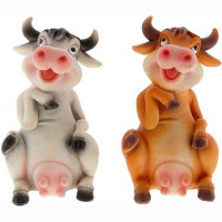 Копилка СГ "Коровка" 13,5см в ассортименте арт.752897