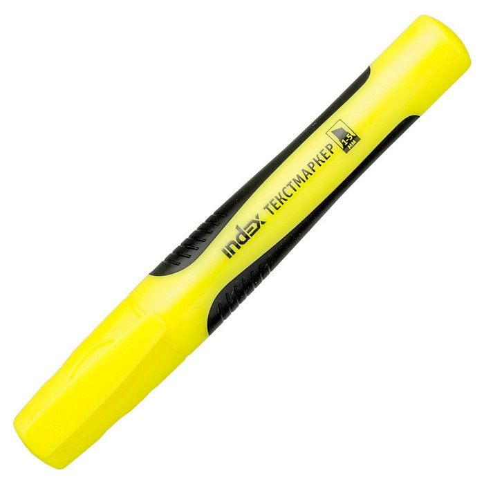 Маркер флюорисцентный  NDEX 1-5мм скош желтый арт.MH19/YL (Ст.12)
